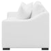 Coaster Ashlyn Upholstered Sloped Arms Loveseat White Default Title