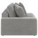 Coaster Blaine Upholstered Reversible Sectional Sofa Sand Big Grey