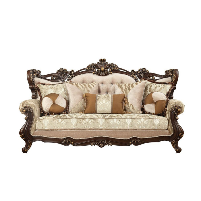 Shalisa 90"L Sofa with 7 Pillows