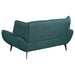 Coaster Acton 2-piece Upholstered Flared Arm Sofa Set Teal Blue Sofa+Loveseat+Armchair