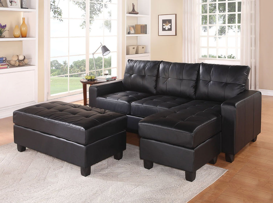 Lyssa 83"L Sectional Sofa & Ottoman