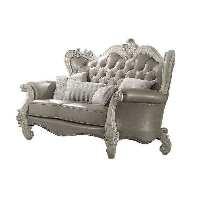 Versailles 68"L Loveseat with 4 Pillows