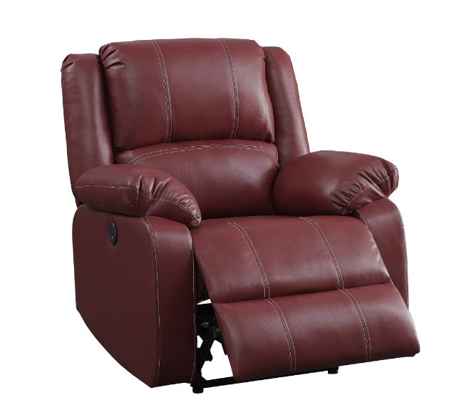 Zuriel 37"W Upholstered Power Motion Recliner with USB