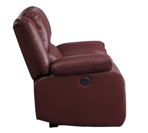 Zuriel 37"W Upholstered Power Motion Recliner with USB