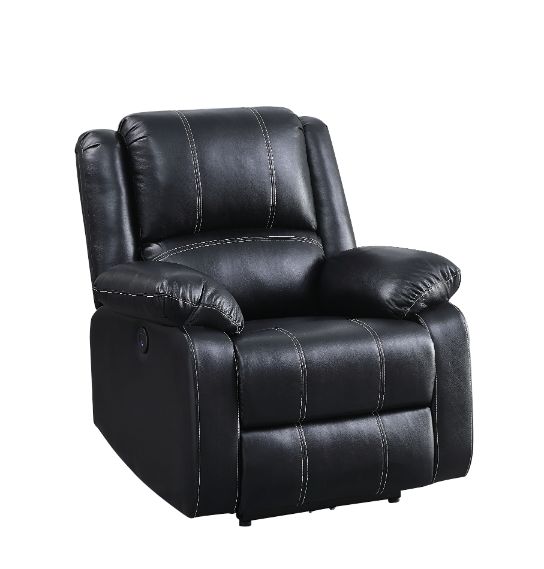 Zuriel 37"W Upholstered Power Motion Recliner with USB