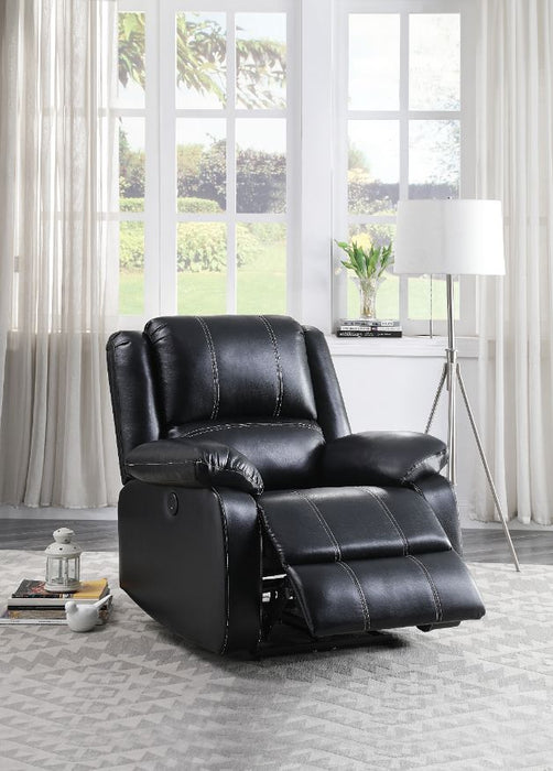 Zuriel 37"W Upholstered Power Motion Recliner with USB