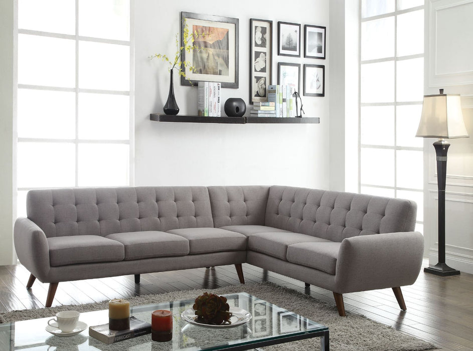 Essick 108"L Linen Sectional Sofa