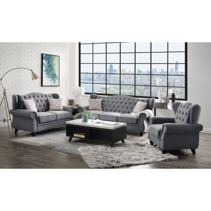 Hannes 86"L Sofa with 2 Pillows