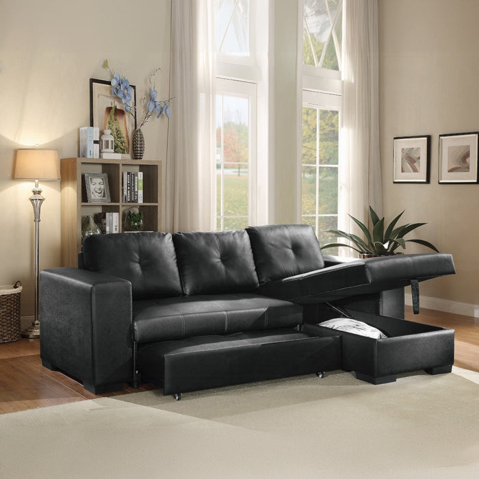 Lloyd 97"L Reversible Sectional Sofa with Sleeper & Storage