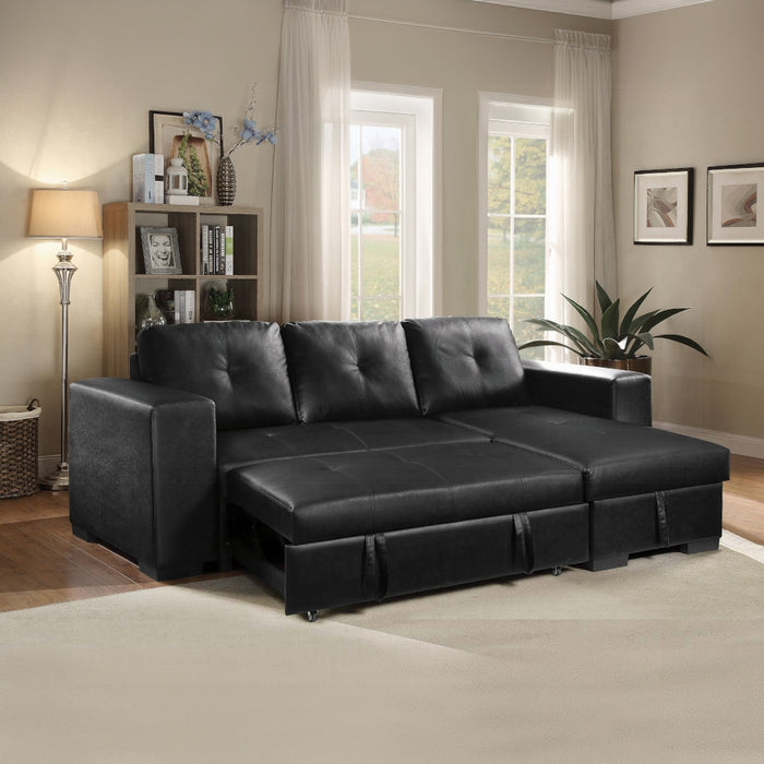 Lloyd 97"L Reversible Sectional Sofa with Sleeper & Storage