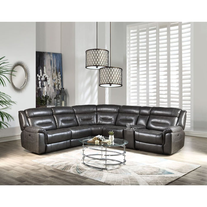 Imogen Power Motion Sectional Sofa with USB