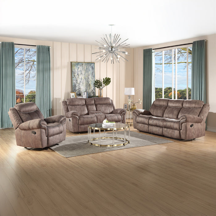 Zubaida 87"L Motion Sofa & Console with USB