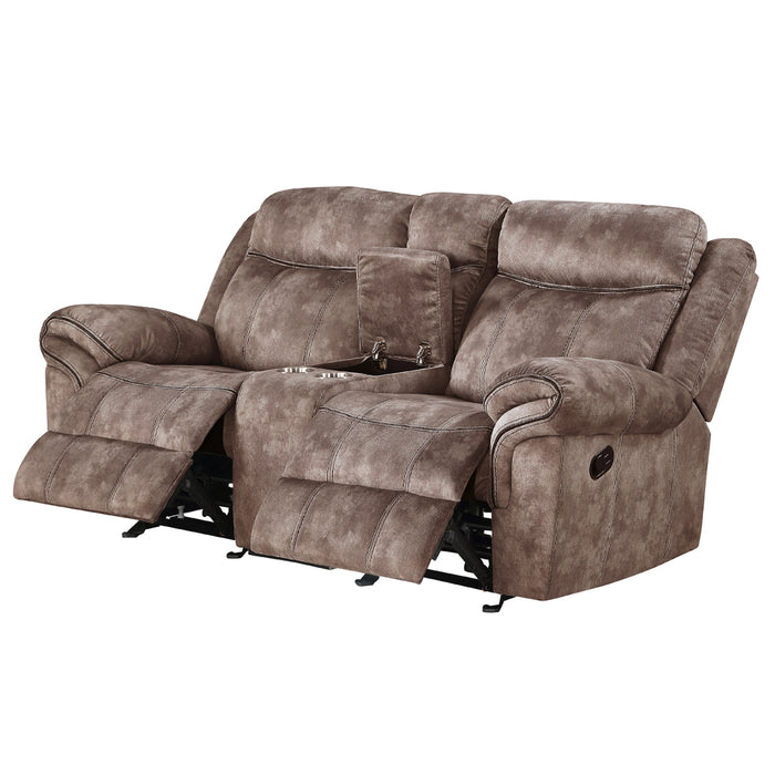 Zubaida 78"L Motion Loveseat & Console with USB