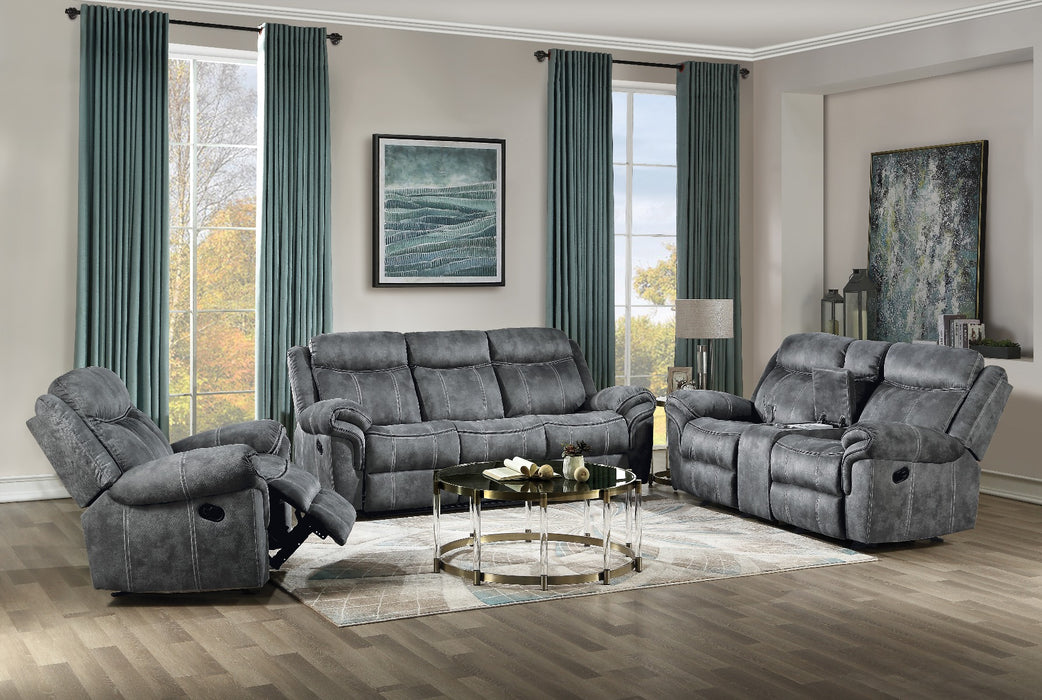 Zubaida 87"L Motion Sofa & Console with USB