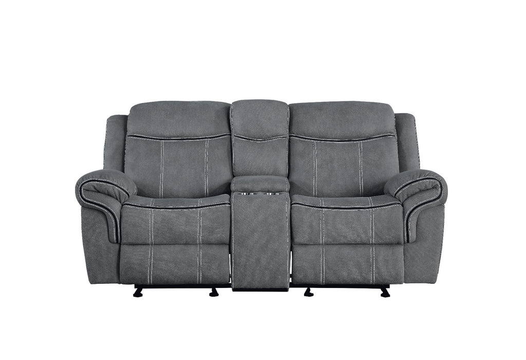 Zubaida 78"L Motion Loveseat & Console with USB