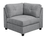 Coaster Claude Upholstered Modular Tufted Sectional Dove Default Title