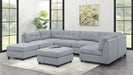 Coaster Claude Upholstered Modular Tufted Sectional Dove Default Title