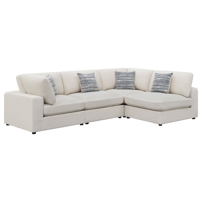 Coaster Serene Upholstered Modular Sectional Beige Default Title