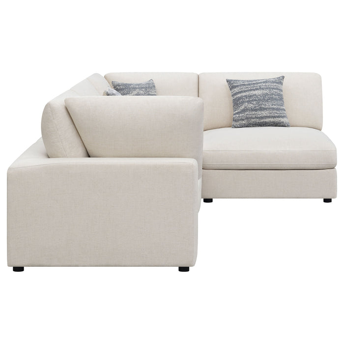 Coaster Serene Upholstered Modular Sectional Beige Default Title