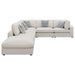 Coaster Serene 6-piece Upholstered Modular Sectional Beige Default Title