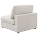 Coaster Serene Upholstered Armless Chair Beige Default Title