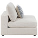 Coaster Serene Upholstered Armless Chair Beige Default Title