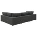 Coaster Serene Upholstered Modular Sectional Charcoal Default Title