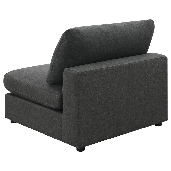 Coaster Serene Upholstered Modular Sectional Charcoal Default Title