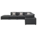 Coaster Serene 6-piece Upholstered Modular Sectional Charcoal Default Title