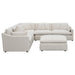 Coaster Hobson 6-piece Reversible Cushion Modular Sectional Off-White Default Title