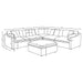 Coaster Hobson 6-piece Reversible Cushion Modular Sectional Off-White Default Title