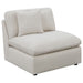 Coaster Hobson Cushion Back Armless Chair Off-White Default Title