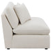 Coaster Hobson Cushion Back Armless Chair Off-White Default Title