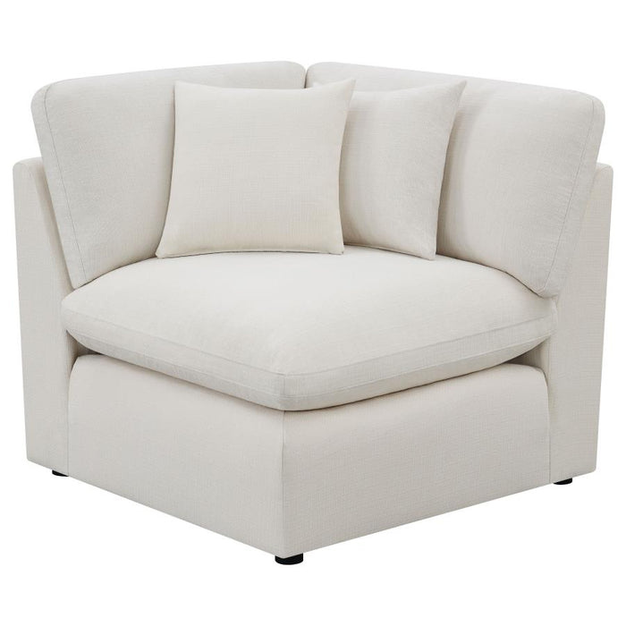 Hobson Upholstered Corner Ivory