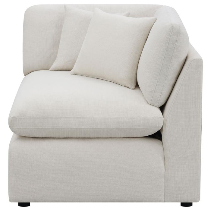 Hobson Upholstered Corner Ivory