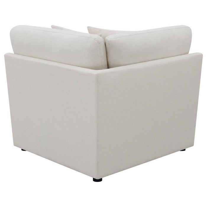 Hobson Upholstered Corner Ivory