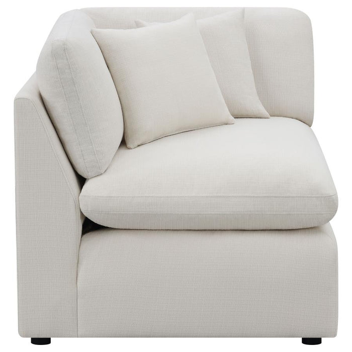 Hobson Upholstered Corner Ivory