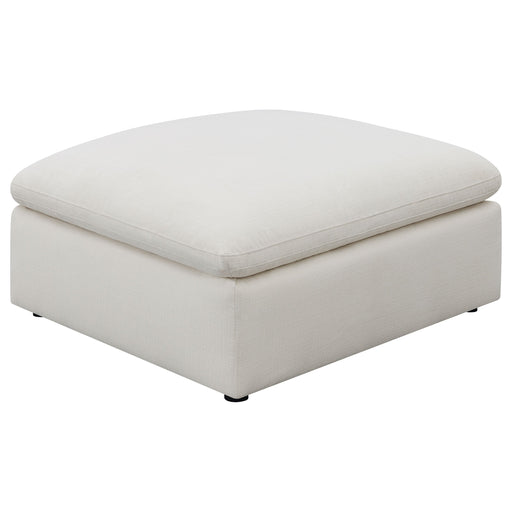 Coaster Hobson Cushion Seat Ottoman Off-White Default Title