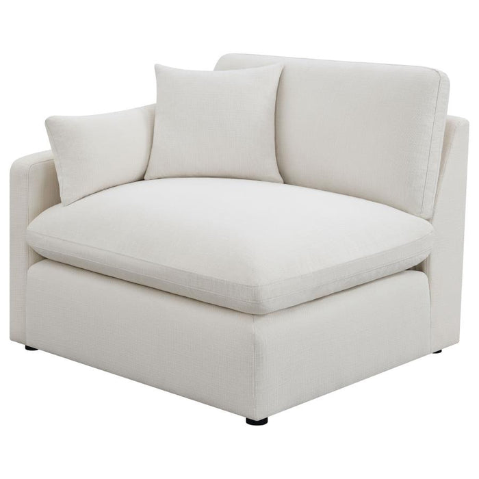 Hobson Upholstered LAF Chair Ivory