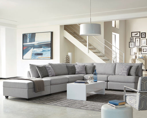 Coaster Cambria Upholstered Modular Sectional Grey Default Title