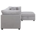 Coaster Cambria Upholstered Modular Sectional Grey Default Title