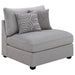 Coaster Cambria Upholstered Modular Sectional Grey Default Title