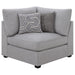 Coaster Cambria Upholstered Modular Sectional Grey Default Title