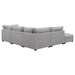 Coaster Cambria Upholstered Modular Sectional Grey Right