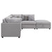 Coaster Cambria Upholstered Modular Sectional Grey Right