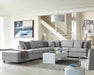 Coaster Cambria Upholstered Modular Sectional Grey Right