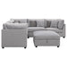 Coaster Cambria 6-piece Upholstered Modular Sectional Grey Default Title