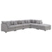 Coaster Cambria 6-piece Upholstered Modular Sectional Grey Default Title