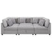 Coaster Cambria 6-piece Upholstered Modular Sectional Grey Default Title