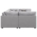 Coaster Cambria 6-piece Upholstered Modular Sectional Grey Default Title